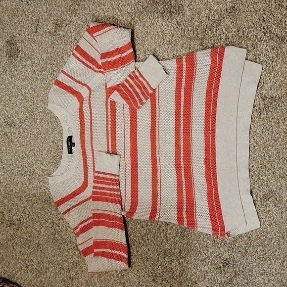Sanctuary Orange Striped Sweater - Picture 2 of 6